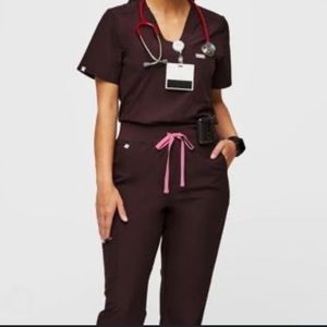 FIGS Espresso SET Catarina Small Top & Zamora Small Jogger